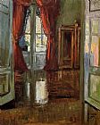 Egon Schiele View into the Apartment of Leopold and Marie Czihaczek painting